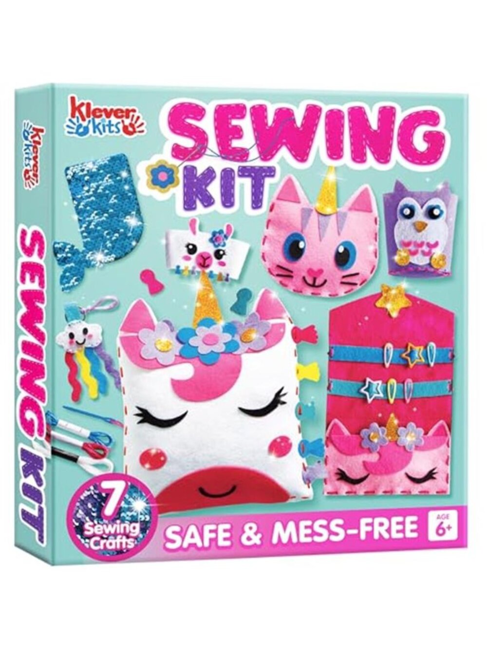 7 Sewing Projects- My First Kids Sewing Kit- Easy DIY Arts and Craft Kit